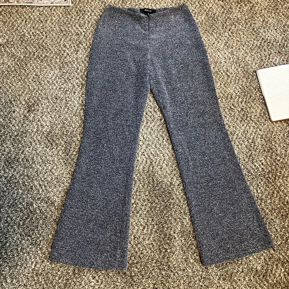 Arden B Grey Pants With Front Zipper